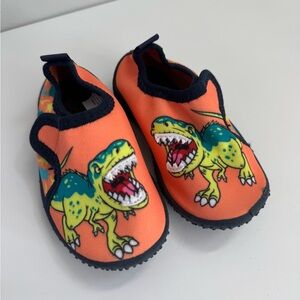 Lily & Dan Children's Water Shoes Dinosaur with 3-D Teeth Size 5/6